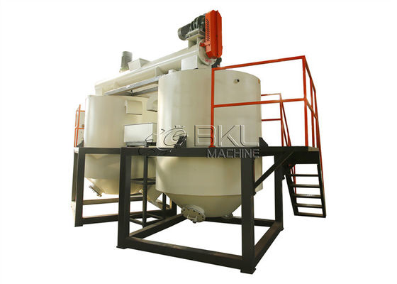 PET Bottle Flakes Hot Washing Machine Recycling 5.5KW SS304