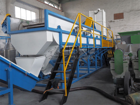 LDPE Waste Plastic Recycling Lines 100mm Clean Flakes