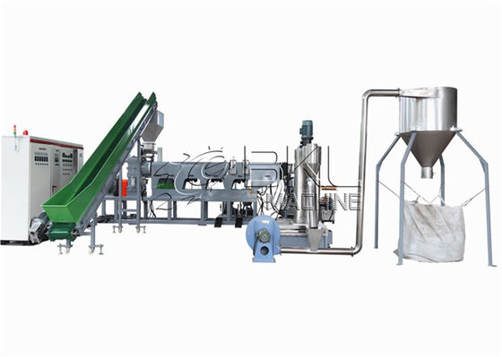 SJ120 Granulating Single Screw Plastic Extruder