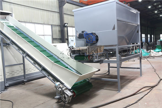 PE Shopping Bag Plastic Granulating Line BOPP Plastic Film Recycling Machine