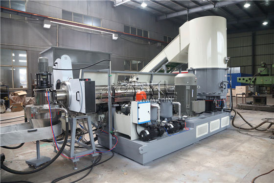 PE Shopping Bag Plastic Granulating Line BOPP Plastic Film Recycling Machine