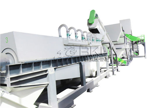 HDPE LDPE Plastic Bottle Recycling Machine 300kw Pet Washing Line