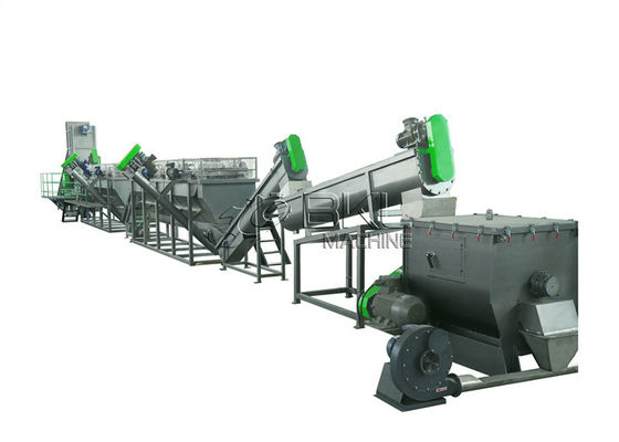 300kg/H Waste Plastic PP Raffia Bags And Tons Bags Washing Line