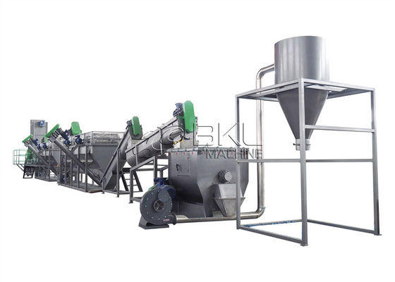 200KW Bag Plastic Recycling Lines 600kg/H PE Films