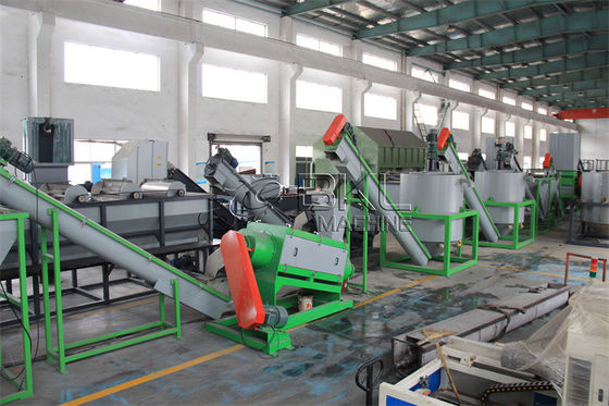 Sorting Pet Flakes Washing Machine 600kg H Pet Bottle Recycling Plant