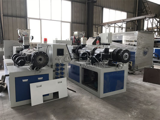 SJSZ Plastic Extrusion Machine HDPE LDPE Twin Screw Extruders