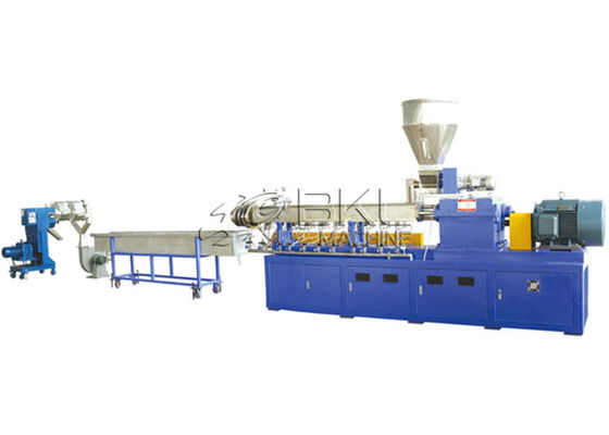 Single Stage Twin Screw Extruder Machine 400KG H PET Granulating Line