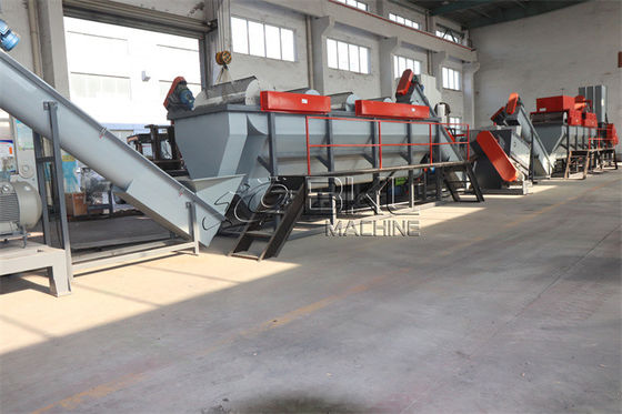 HDPE Film Bags Plastic Recycling Equipment Crushing Washing Drying