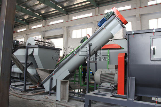 LDPE Waste Plastic Recycling Lines 100mm Clean Flakes