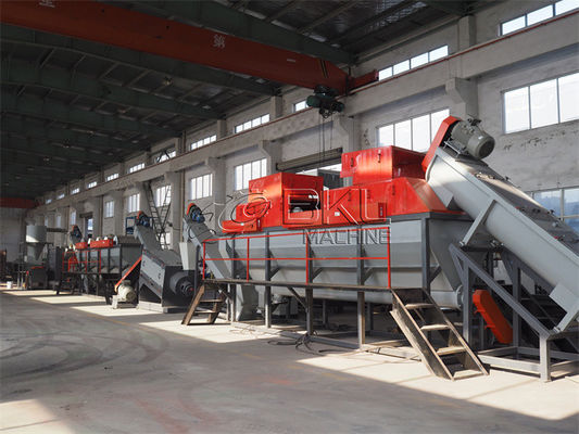 300KG/H waste plastic bags washing plant recycling line