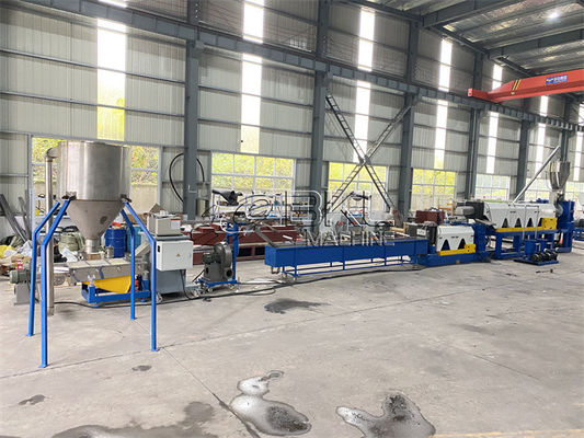 Double Stage Plastic Granulating Machine 250KW Pet Flakes Recycling Machine