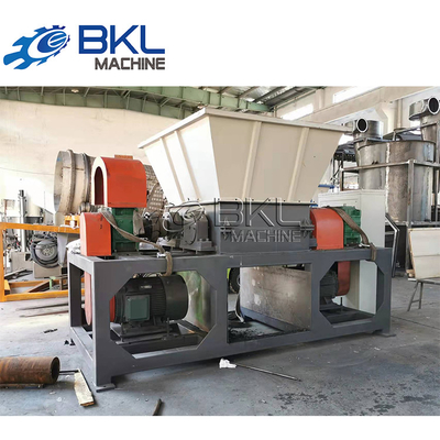 Double Shaft Plastic Recycling Shredder Machine Automotic