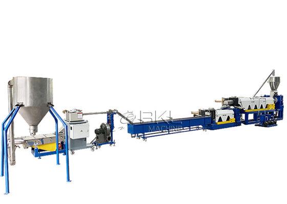 Double Stage Plastic Granulating Machine 250KW Pet Flakes Recycling Machine