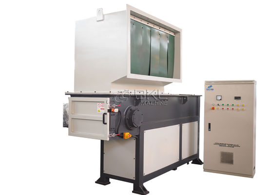 Plastic Lumps Blocks 30kw Single Shaft Shredder Machine Recycling 100mm